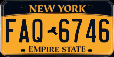 NY license plate FAQ6746