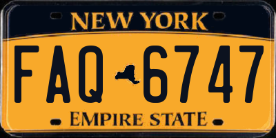 NY license plate FAQ6747