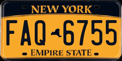 NY license plate FAQ6755