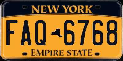 NY license plate FAQ6768
