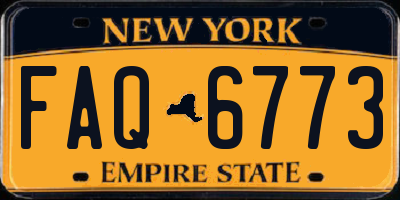 NY license plate FAQ6773