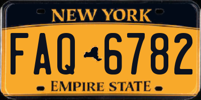 NY license plate FAQ6782