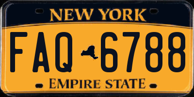 NY license plate FAQ6788