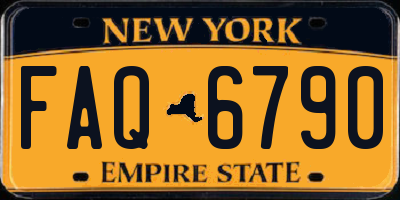 NY license plate FAQ6790
