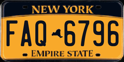NY license plate FAQ6796