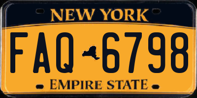 NY license plate FAQ6798