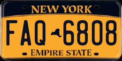 NY license plate FAQ6808