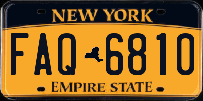 NY license plate FAQ6810