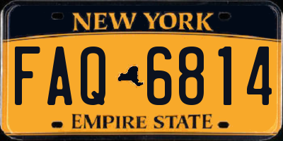 NY license plate FAQ6814