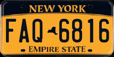 NY license plate FAQ6816