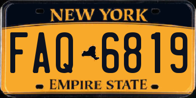 NY license plate FAQ6819