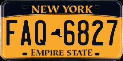 NY license plate FAQ6827