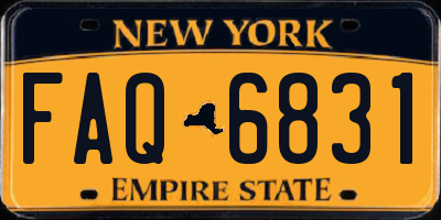 NY license plate FAQ6831