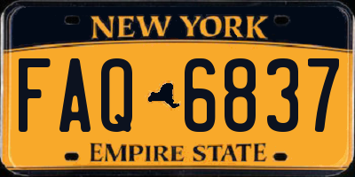 NY license plate FAQ6837