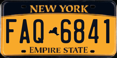NY license plate FAQ6841