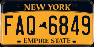 NY license plate FAQ6849