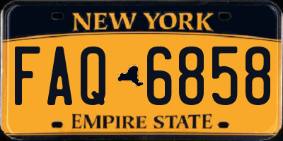 NY license plate FAQ6858