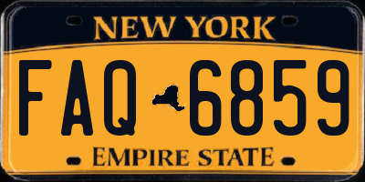 NY license plate FAQ6859