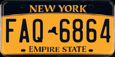NY license plate FAQ6864
