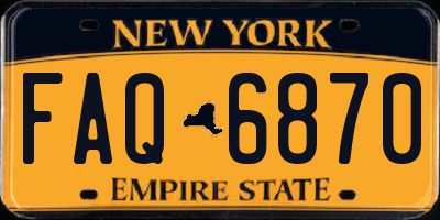 NY license plate FAQ6870