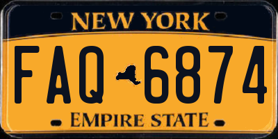 NY license plate FAQ6874