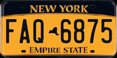 NY license plate FAQ6875
