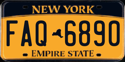 NY license plate FAQ6890