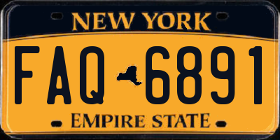 NY license plate FAQ6891