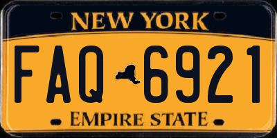 NY license plate FAQ6921