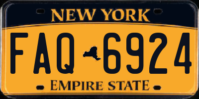NY license plate FAQ6924