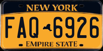 NY license plate FAQ6926