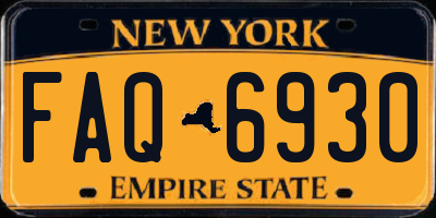 NY license plate FAQ6930