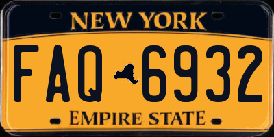 NY license plate FAQ6932