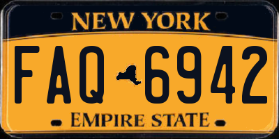 NY license plate FAQ6942