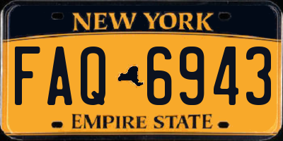 NY license plate FAQ6943