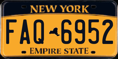 NY license plate FAQ6952