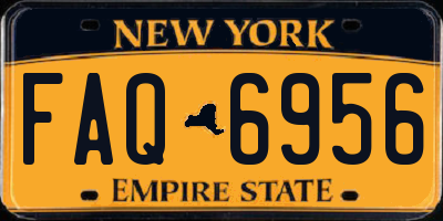NY license plate FAQ6956