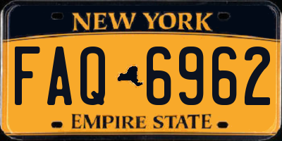 NY license plate FAQ6962