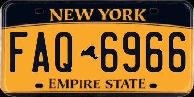 NY license plate FAQ6966
