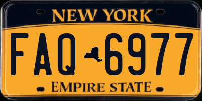 NY license plate FAQ6977