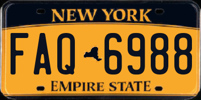 NY license plate FAQ6988