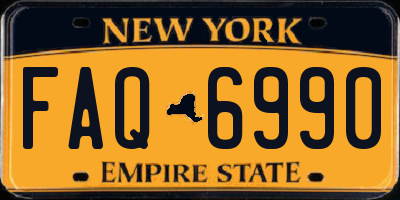 NY license plate FAQ6990