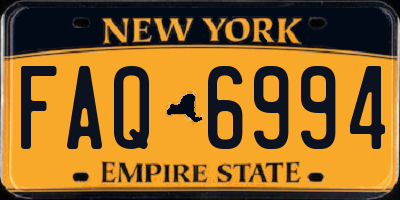 NY license plate FAQ6994