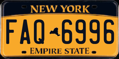 NY license plate FAQ6996