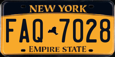 NY license plate FAQ7028