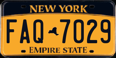 NY license plate FAQ7029