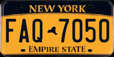 NY license plate FAQ7050