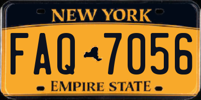 NY license plate FAQ7056