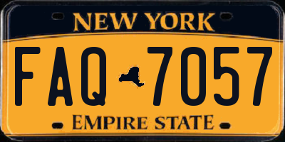 NY license plate FAQ7057