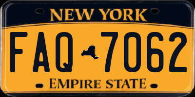 NY license plate FAQ7062